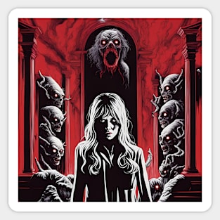The Temple of Horror Sticker